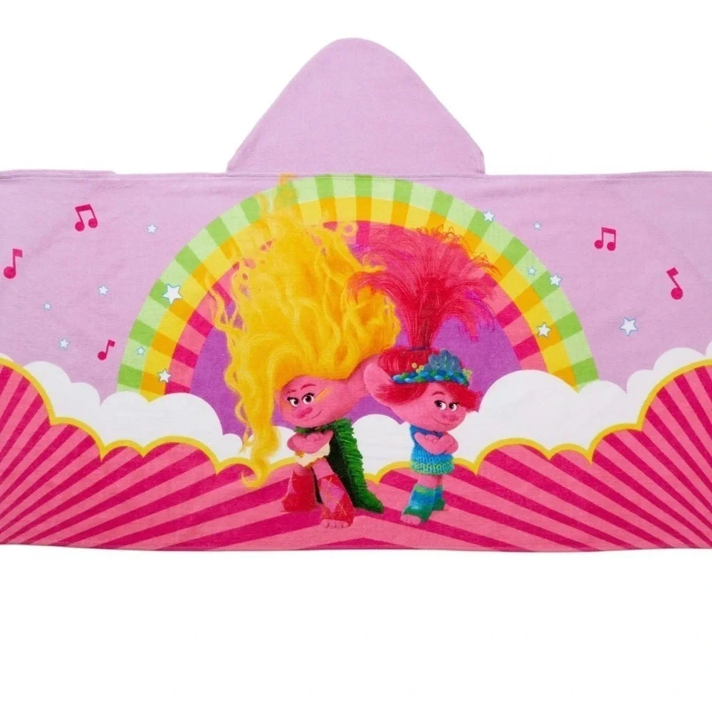 Trolls Poppy Kids Cotton Hooded Towel